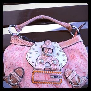 Vintage pink guess mini bag 💕🍒
